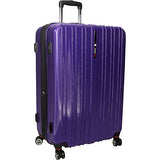 Traveler'S Choice Tasmania 29" Exp Hardsided Spinner Suitcase In Purple