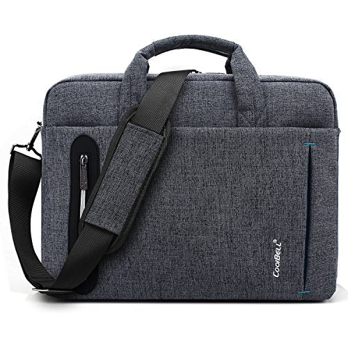 Coolbell 15.6 Inch Laptop Bag Messenger Bag Hand Bag Multi-Compartment Briefcase Oxford Nylon