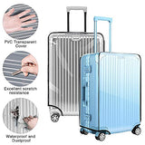 Yotako Clear PVC Suitcase Cover Protectors 20 Inch Luggage Cover for Wheeled Suitcase (20''(18.50''H x 14.17''L x 9.44''W))