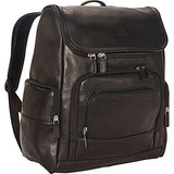 Mancini Leather Goods Columbian 15.6" Laptop Backpack with RFID Secure Pocket