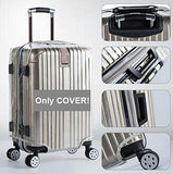 Luggage Cover,Clear Pvc Transparent Travel Suitcase Protector Dust-Proof Cover For 20-28 Inch
