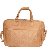 Ropin West 18" Leather Weekender (Brown)