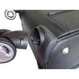 Amerileather 2 Piece Spinner Traveler Set (Black Two-Tone)