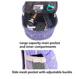 Fanci 3Pcs Stars Prints Canvas Elementary School Rucksack Backpack Set for Girls Women Casual