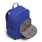 Vera Bradley Iconic Campus Backpack, Microfiber, Gage Blue