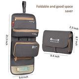 FLYCOOL Toiletry Bag/Makeup Organizer/Cosmetic Bag/Travel Kit Organizer with Hanging Hook for