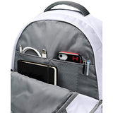Under Armour Adult Hustle 4.0 Backpack , White (100)/Pitch Gray , One Size