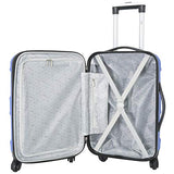 Travelers Club Camden Hardside Spinner Luggage, Blue, 2-Piece Set (20/28)