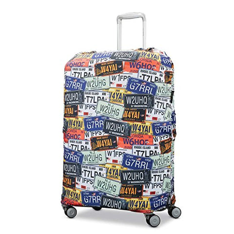 Samsonite Printed Luggage Cover-Extra Large, License Plate