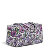 Vera Bradley Iconic Small Duffel, Signature Cotton, Lavender Meadow