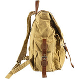 Canyon Outback Urban Edge Cruz 16-Inch Canvas Backpack, Tan, One Size
