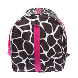 Giraffe Print 22" Luggage Duffle Bag (Black/White/Pink)