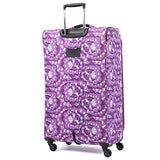 Atlantic Ultra Lite 4 | 24 and 28-Inch Expandable Spinners, Travel Pillow (Surf Purple)