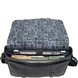 Ben Sherman Luggage Sharply Curved Crossbody 15" Laptop Messenger Bag (Midnight