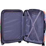 Ed Heck Luggage Sebastian 25 inch 8-Wheel Hardside Spinner (Multi)