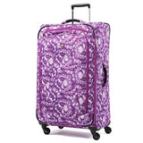 Atlantic Ultra Lite 4 | 24 and 28-Inch Expandable Spinners, Travel Pillow (Surf Purple)