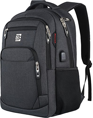 best slim laptop backpack 2019 Lightweight Waterproof 15.6" Backpack for Work Commuting Black 17.3inch / 49*33*9cm Crafted with high Alpine Swiss 16 Laptop Backpack