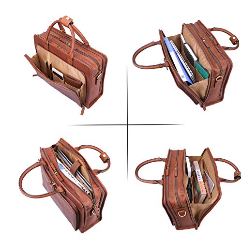 Italian Leather Purse Banuce Italian Leather Briefcase Vintage 14