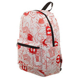 Star Wars Last Jedi Backpack - The Last Jedi Salt Planet All Over Print Backpack
