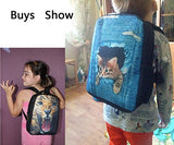 Freewander Kids School Backpack Galaxy Pattern Customized Kindergarten Book Bags