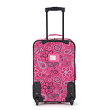 Rockland Luggage 2 Piece Set, Pink Bandana, Medium