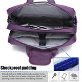 Coolbell 17.3 Inches Convertible Laptop Messenger Bag Oxford Cloth Shoulder Bag Backpack
