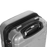 Olympia Nema 18" Carry-on Underseater Spinner W/TSA Lock, Silver