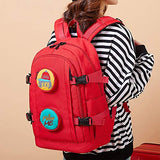 Backpack for Teen Girls,Hey Yoo Trendy Waterproof School Backpack Book bag School Bag for Girls School (red)
