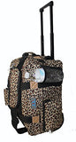 Boardingblue Rolling Personal Item Under Seat Bag For Alaska, Sun Country, Wow & Delta Airlines