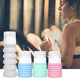 4-Color Travel Bottle Set Food-Grade Refillable Travel Containers,Collapsible Travel Accessories Tube Sets for Shampoo Lotion Soap,42ML-88ML (4-color set)
