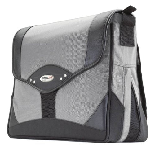 Mobile Edge Premium Messenger Bag- 15.4-Inch Pc/17-Inch Macbook Pro (Black/Silver)