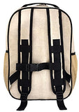 SoYoung Grade School BackPack - Raw Linen, Eco-Friendly, Non-Toxic, Retro-Inspired Design - Pixopop Flying Stitch Bunny