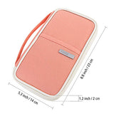 Passport Wallet Multiple Family Passport Holder Travel Document Organizer Women