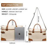 Bostanten Leather Briefcase Messenger Satchel Bags Laptop Handbags For Women