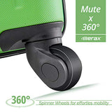 Merax Luggage Set with TSA Lock, All Expandable 3 Piece Hardshell Lightweight Suitcase Set 20inch 24inch 28inch (Apple Green)