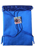 Marvel Avengers Drawstring Backpack Sling Tote School Sport Gym Bag (Gold) (2 Pieces Avenger Blue & Black)