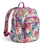 Vera Bradley Iconic Campus Backpack, Signature Cotton, Superbloom