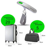 Luggage Scale MYCARBON Digital Scale,High Precision,Heavy Duty Weight Scale,Backlight Hanging Scale,Ultra Portable Scale,MAX 110lb/50kg Suitcase Scale for Travel,Household,Outdoor and Gifts
