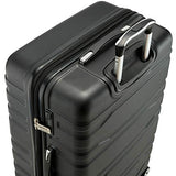 Mancini Leather Goods San Marino 3 Piece Lightweight Hardside Spinner Luggage