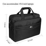 Briefcase 15.6 Inch Laptop Bag Laptop Messenger Bag, Business Office Bag for Men Women