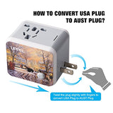 Travel Adapter Uppel Dual Usb All-In-One Worldwide Travel Chargers Adapters For Us Eu Uk Au About