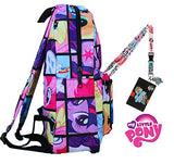 My Little Pony Backpack With Lanyard And Keychain Charm (Comic Strip Version)
