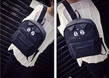 Rain'S Pan Anime Sailor Moon Cartoon Luna Cosplay Canvas Backpack School Bag Black