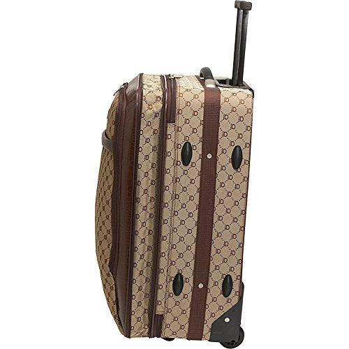 American Flyer Luggage Signature 4 Piece Set, telescoping handle, Brown,  One Size