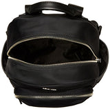 Calvin Klein Tanya Nylon Backpack, Black/Silver, One Size