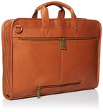 Claire Chase Sydney Briefcase, Saddle, One Size
