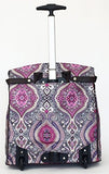Trendy Flyer Computer/Laptop Rolling Bag 2 Wheel Case Taj Fuchsia