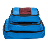 Travelwise Packing Cube System - Durable 3 Piece Weekender Luggage Organizer Set