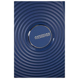AMERICAN TOURISTER Soundbox - Spinner 55/20 Expandable Suitcase, 55 cm, 35.5 liters, Blue (Midnight Navy)