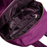 ABage Women's Nylon Backpack Purse Waterproof Lightweight College School Daypack, Red